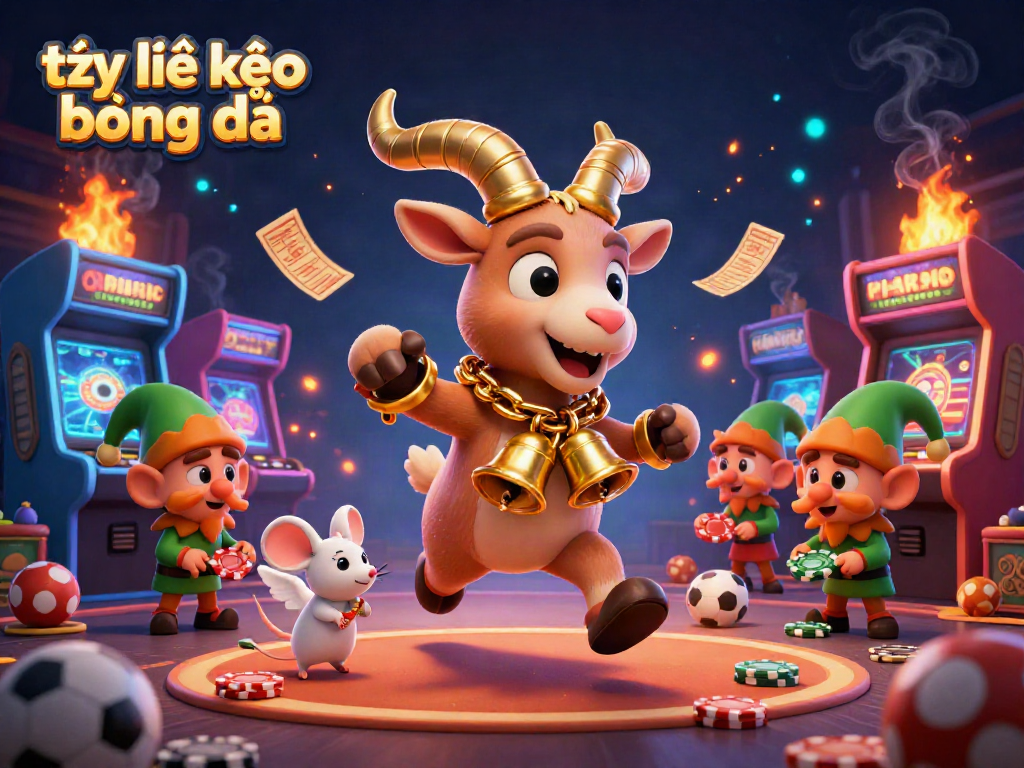 Experience tỷ lệ kèo bóng đá in a vibrant sports betting scene filled with dynamic characters and engaging gaming elements.