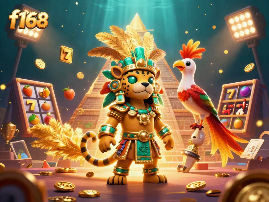 Engage in thrilling gameplay with f168, featuring vibrant slots reels and a dynamic casino environment.