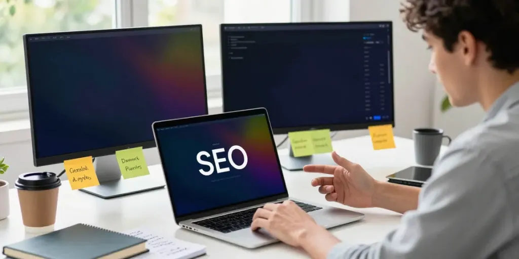 Engaging SEO discussion on rokok88 slot strategies in a dynamic digital workspace.